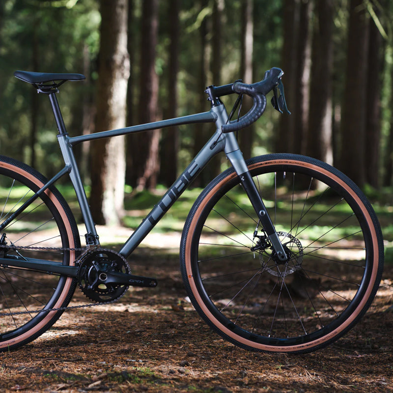 Bicicleta para gravel CUBE Nuroad Pro Inkgrey'n'Black 2022 / Talla 53 / Transmisión de 2x10 velocidades